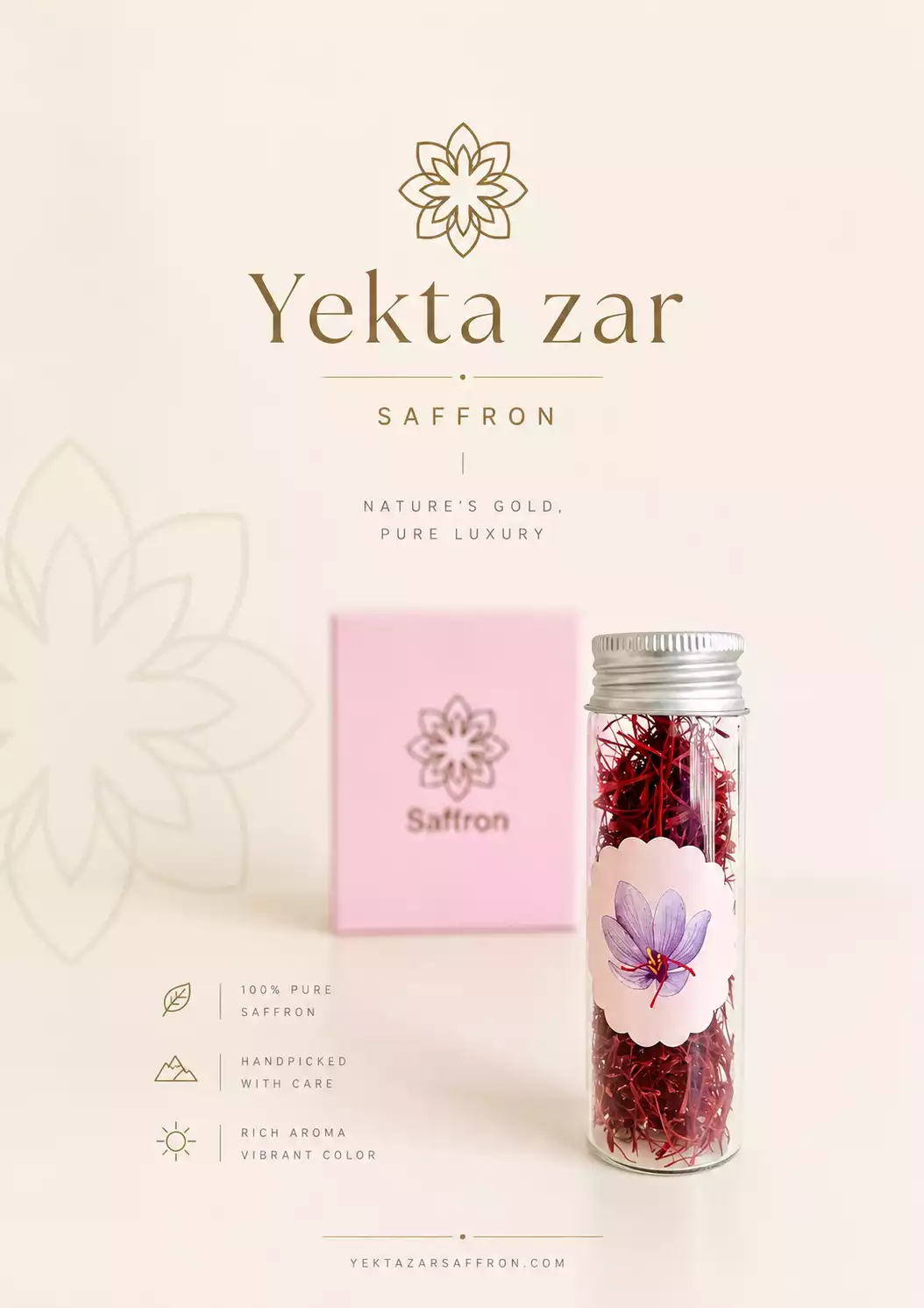 زعفران 2 گرمی یکتازر
